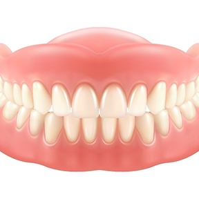 illustration for full dentures 