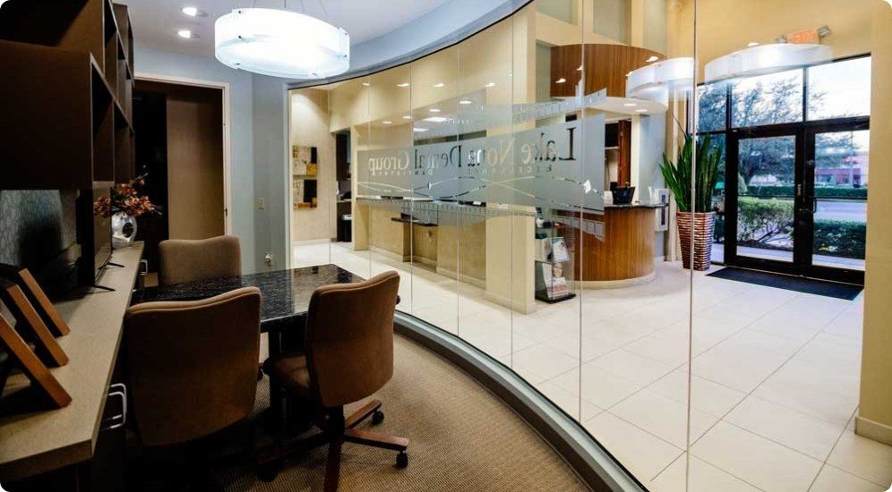 Dental office consultation room
